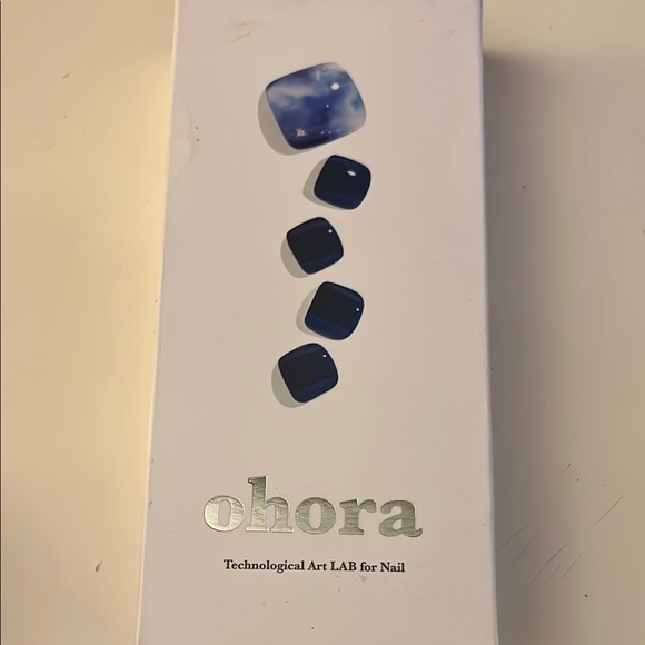 Nib- Ohora- pedi gel nails- blue water - Picture 4 of 6